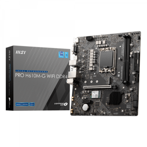 MSI PRO H610M-G WIFI DDR4 LGA 1700 Motherboard